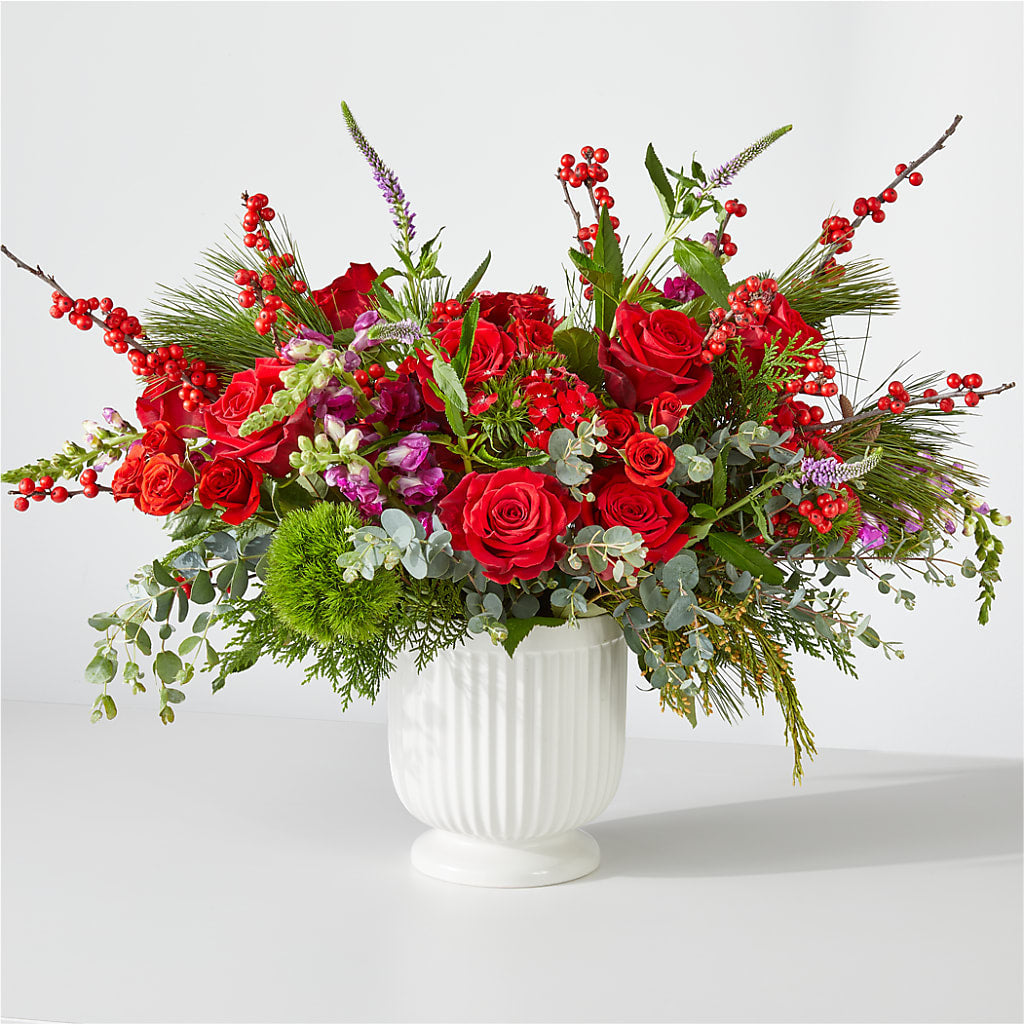 Big Red Bow Bouquet – Qfc, Seattle WA