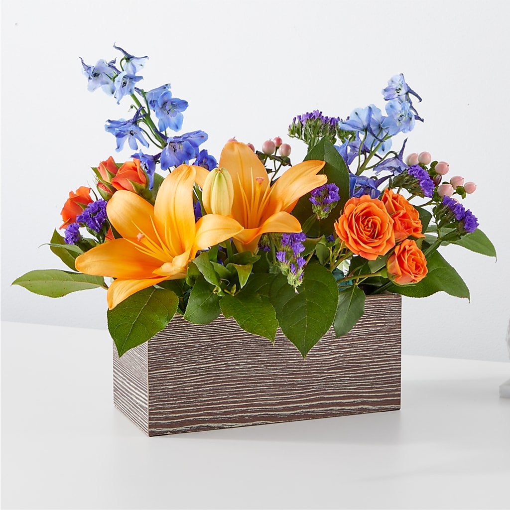 Radiant Citrus Box Bouquet – Qfc, Seattle WA