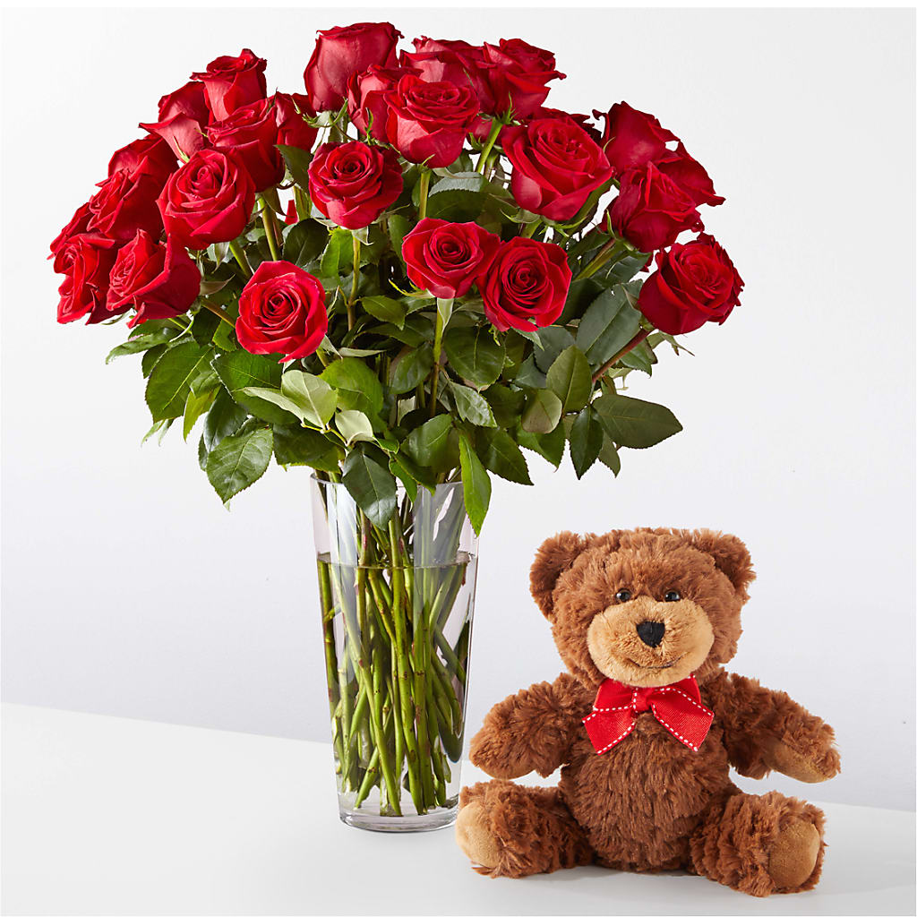 Romantic Long Stem Red Rose Bouquet Bundles – Qfc, Seattle WA