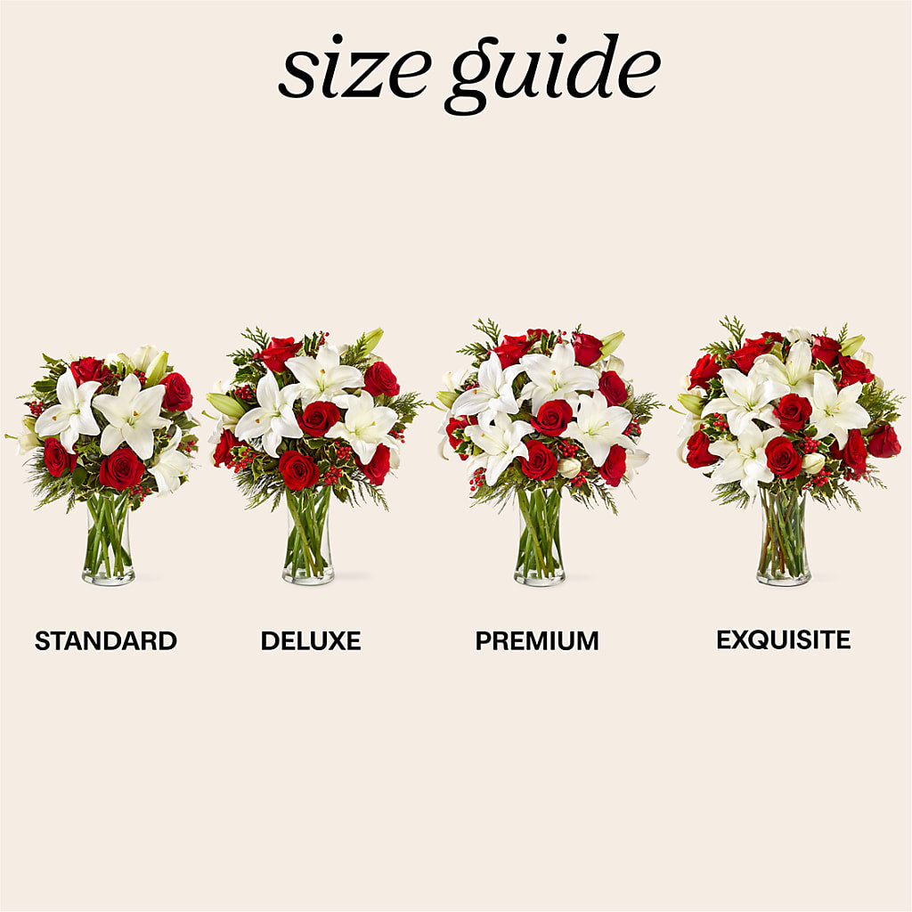 Sparkling Snowflakes Bouquet – Qfc, Seattle WA