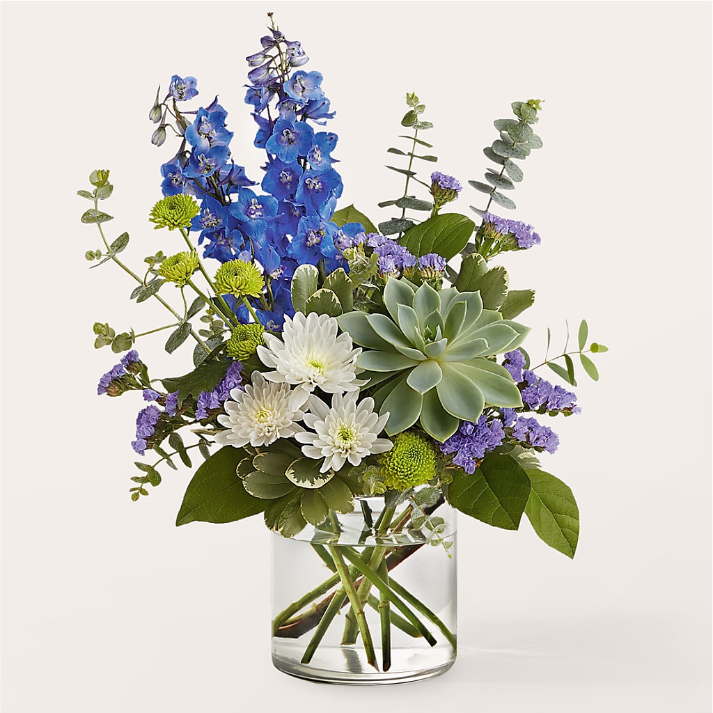 Cerulean Waves Bouquet – Qfc, Seattle WA