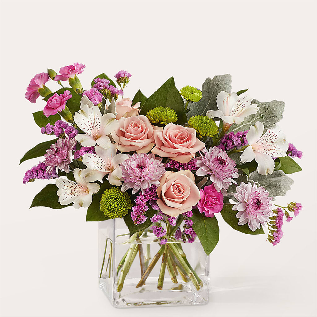 Pink Suede Bouquet – Qfc, Seattle WA