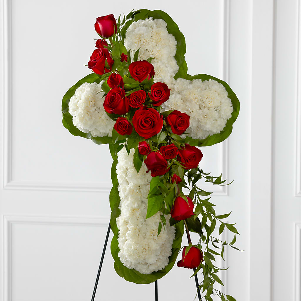 Floral Cross Easel – Qfc, Seattle WA