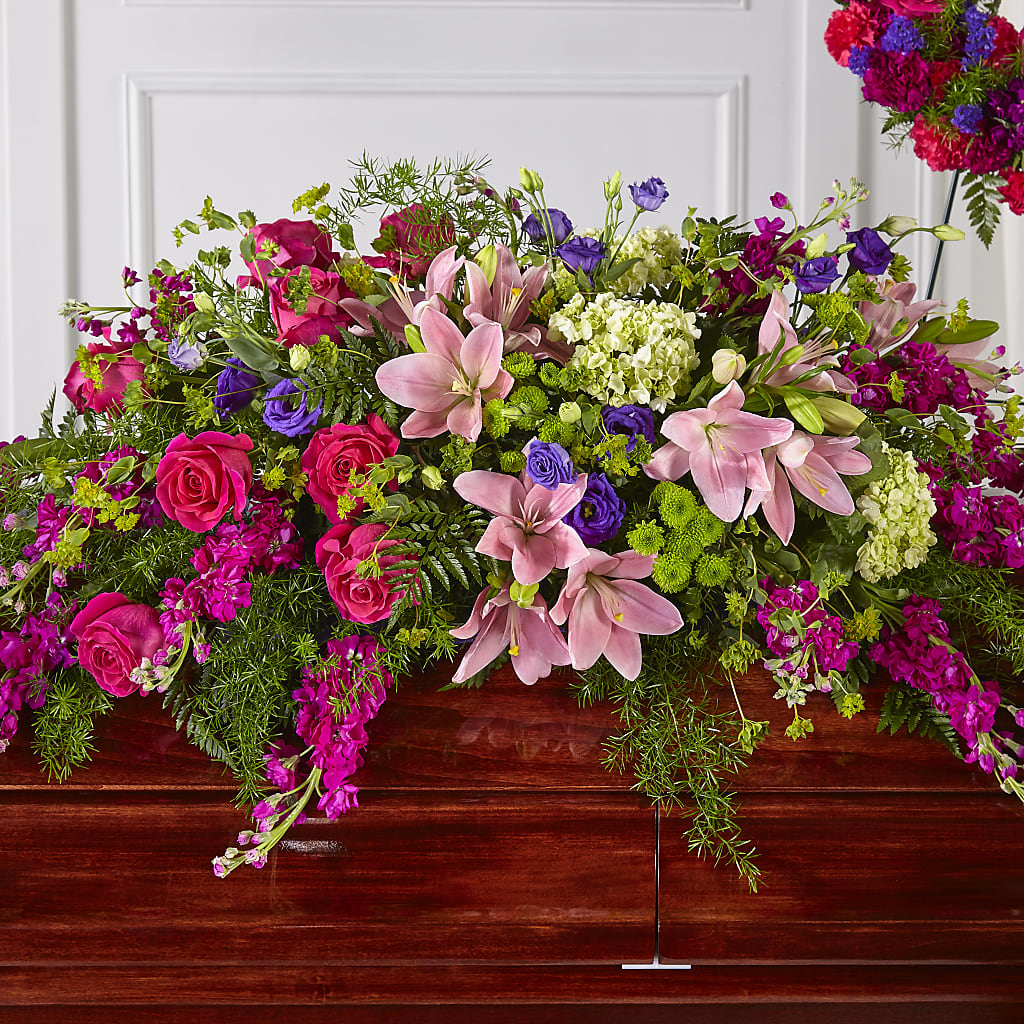 Radiant Tribute Casket Spray – Qfc, Seattle WA