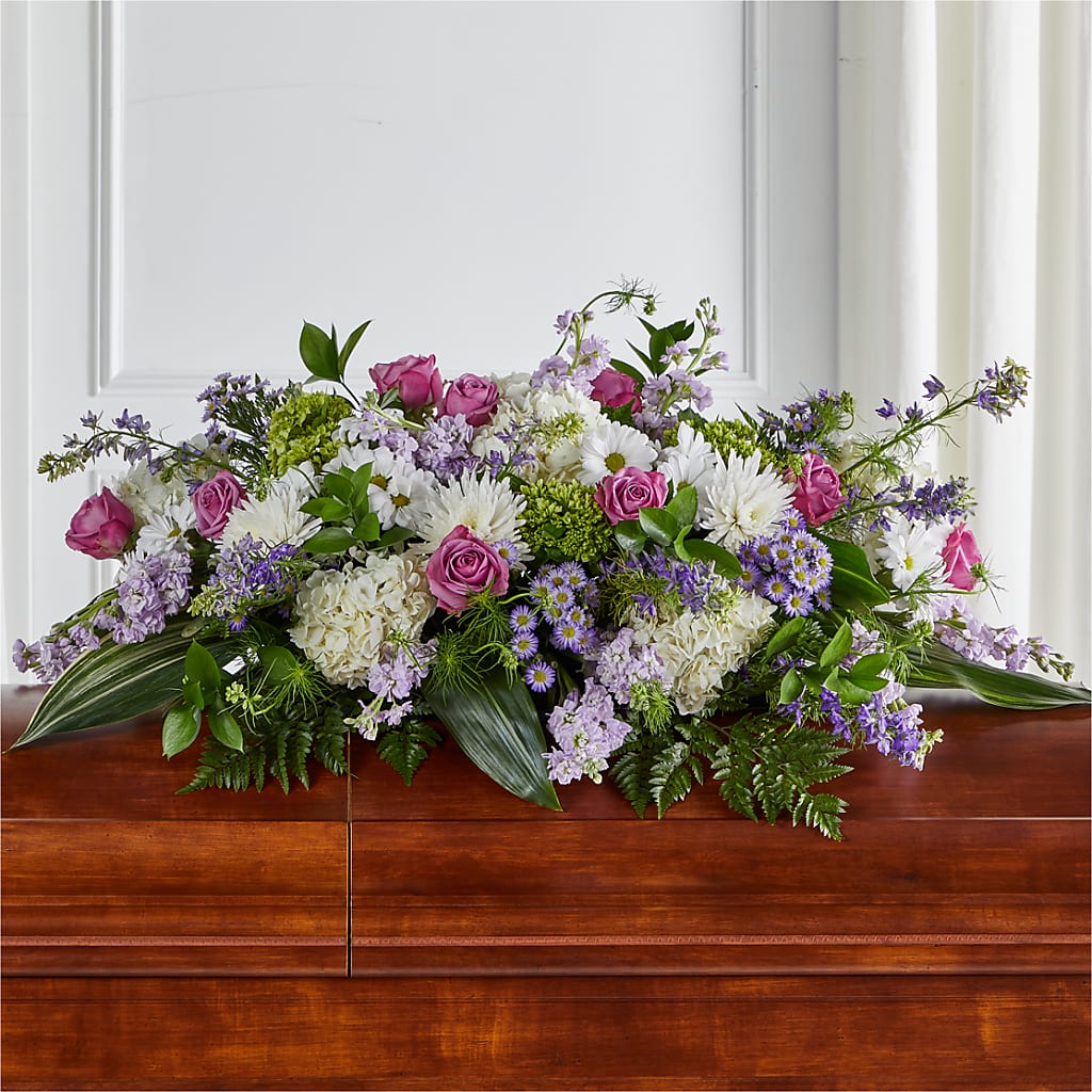 Meadows of Serenity Casket Spray – Qfc, Seattle WA