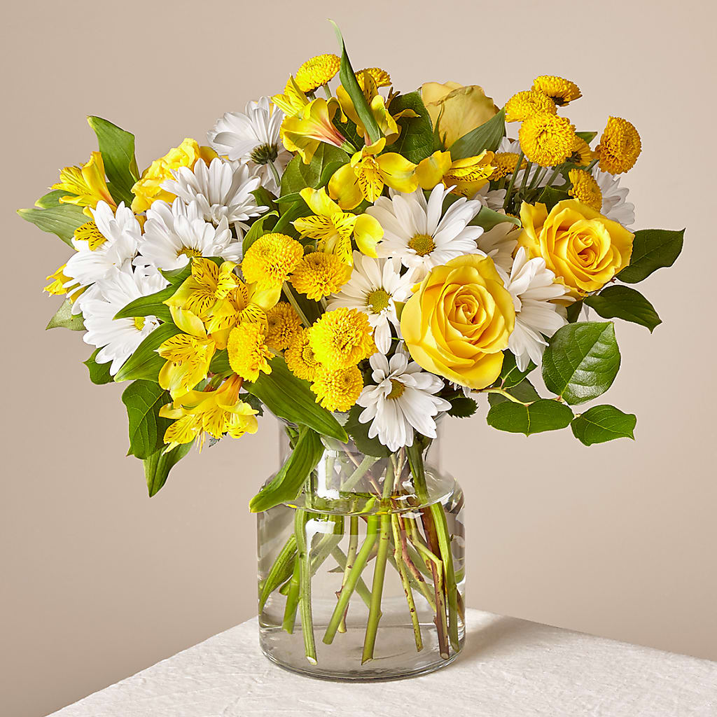 Sunny Sentiments Bouquet – Qfc, Seattle WA