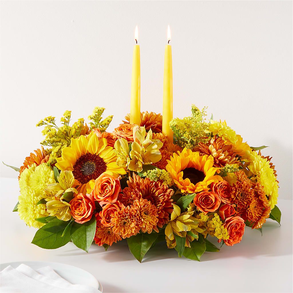 Autumn Harmony Centerpiece – Qfc, Seattle WA