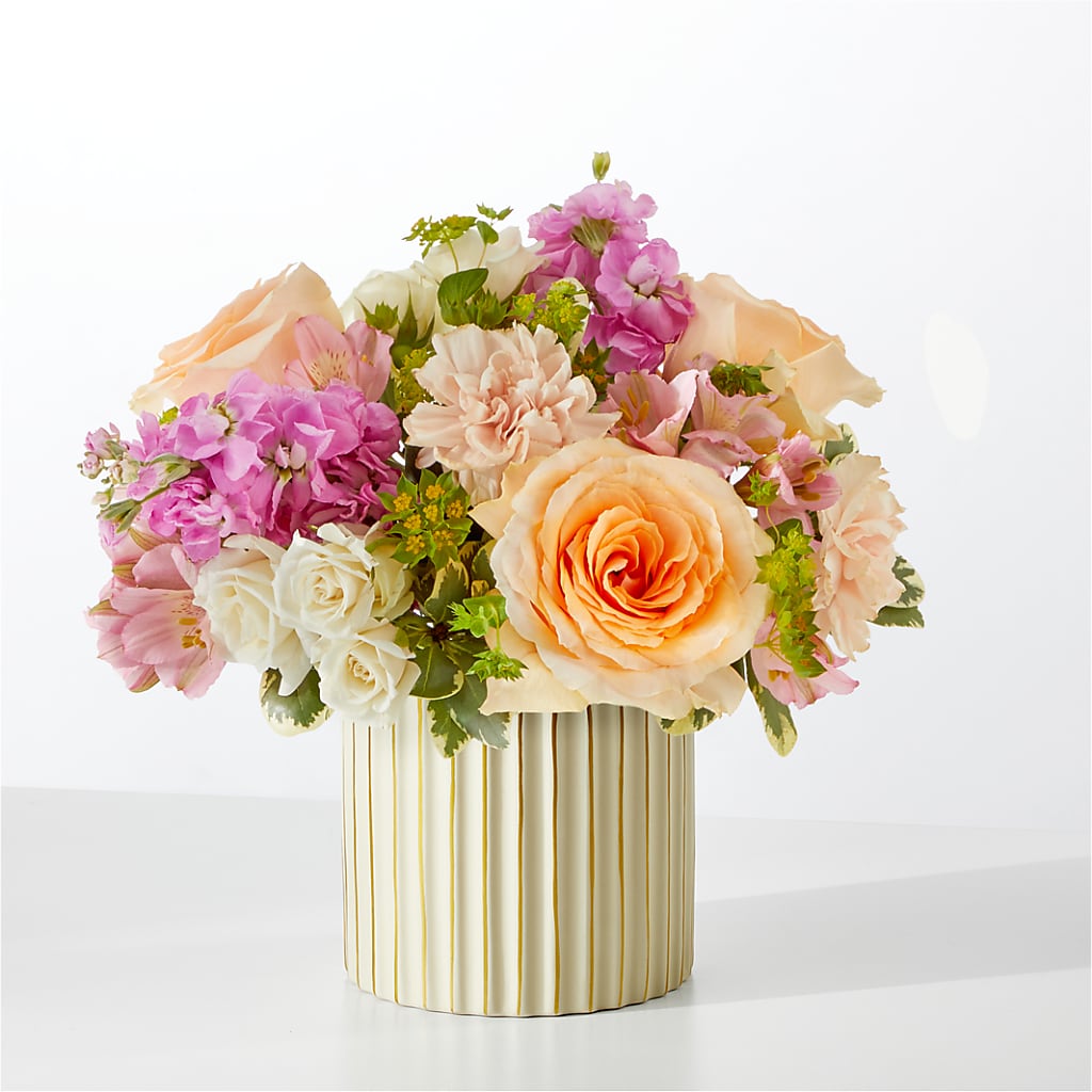 Paradise Bouquet with Ivory Vase – Qfc, Seattle WA
