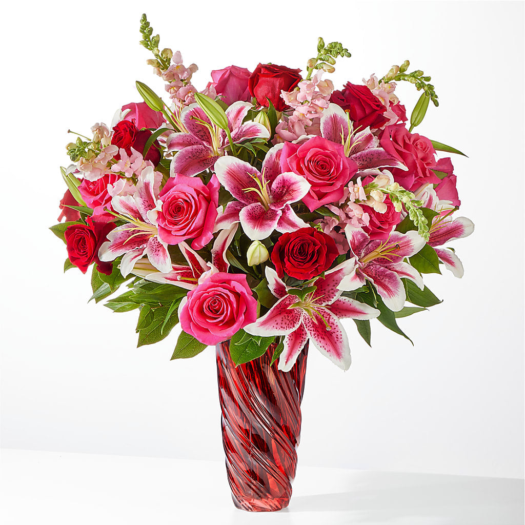 Always You Bouquet with Luxe Swirl Vase – Qfc, Seattle WA