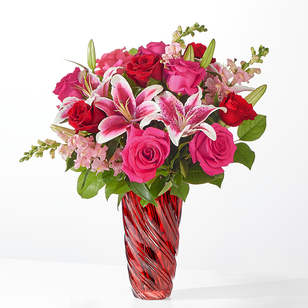 Always You Bouquet with Luxe Swirl Vase – Qfc, Seattle WA