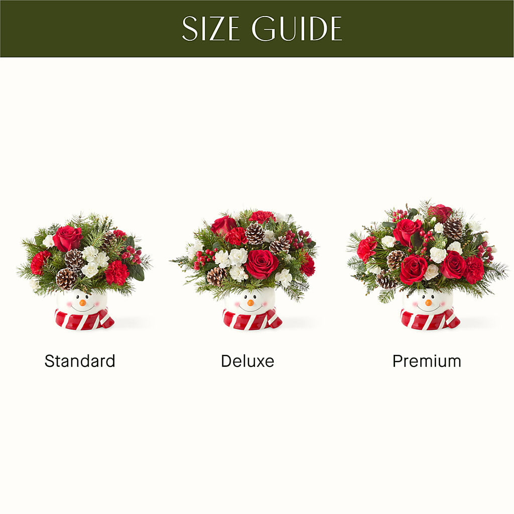 Jolly Snowman Bouquet –  Qfc, Seattle WA