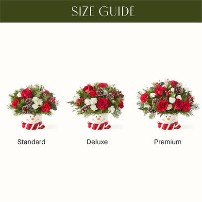 Jolly Snowman Bouquet –  Qfc, Seattle WA