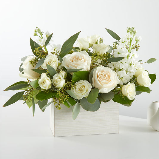 Fresh Linen Box Bouquet –  Qfc, Seattle WA