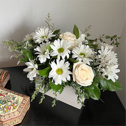 Fresh Linen Box Bouquet –  Qfc, Seattle WA