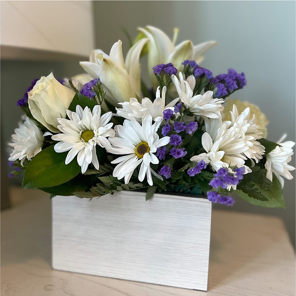 Beyond Blue Box Bouquet –  Qfc, Seattle WA