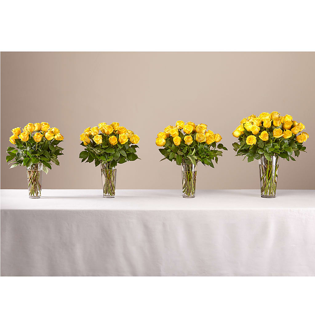 Long Stem Yellow Rose Bouquet –  Qfc, Seattle WA