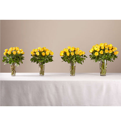 Long Stem Yellow Rose Bouquet –  Qfc, Seattle WA