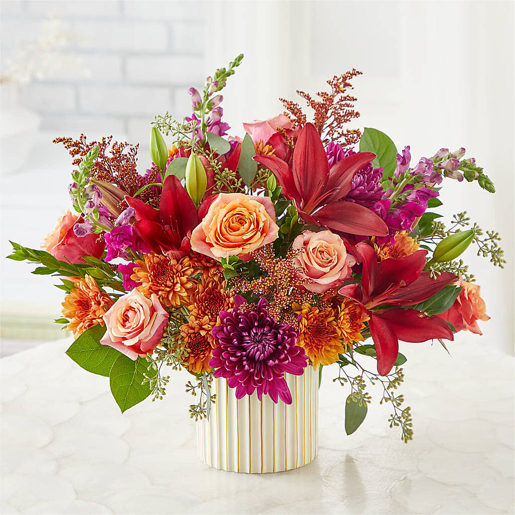 Burgundy Landscape Bouquet –  Qfc, Seattle WA
