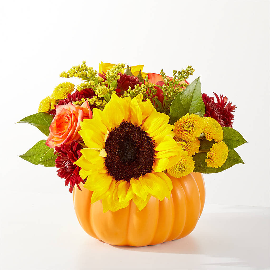 Golden Gourd Pumpkin Bouquet –  Qfc, Seattle WA