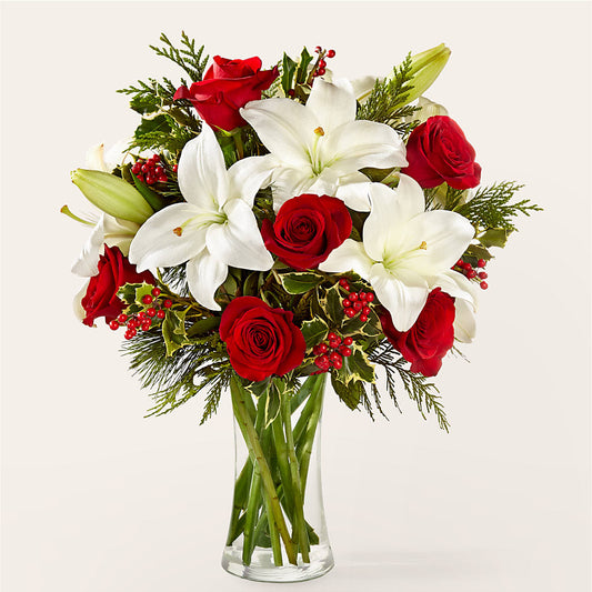 Sparkling Snowflakes Bouquet –  Qfc, Seattle WA