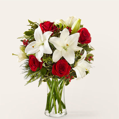 Sparkling Snowflakes Bouquet –  Qfc, Seattle WA