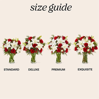 Sparkling Snowflakes Bouquet –  Qfc, Seattle WA