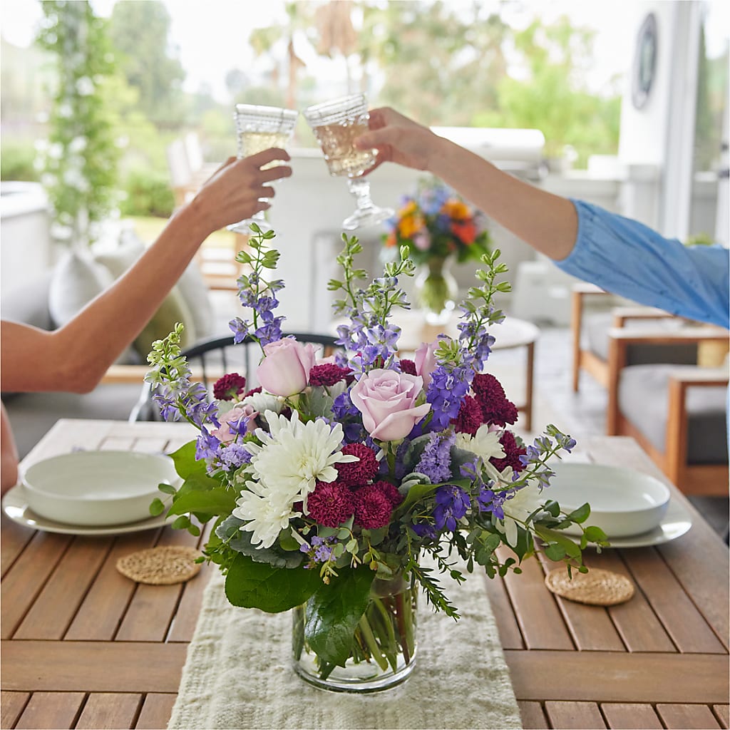 Violet Frost Bouquet –  Qfc, Seattle WA