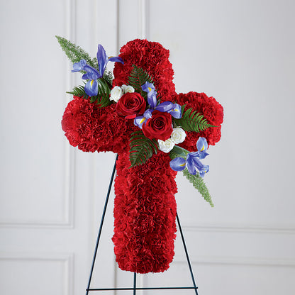 Faithful Hero Floral Cross –  Qfc, Seattle WA
