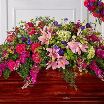 Radiant Tribute Casket Spray –  Qfc, Seattle WA
