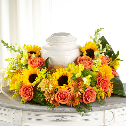 Faithful Sunflower Cremation Adornment –  Qfc, Seattle WA