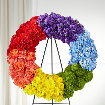 Circle of Love Wreath –  Qfc, Seattle WA