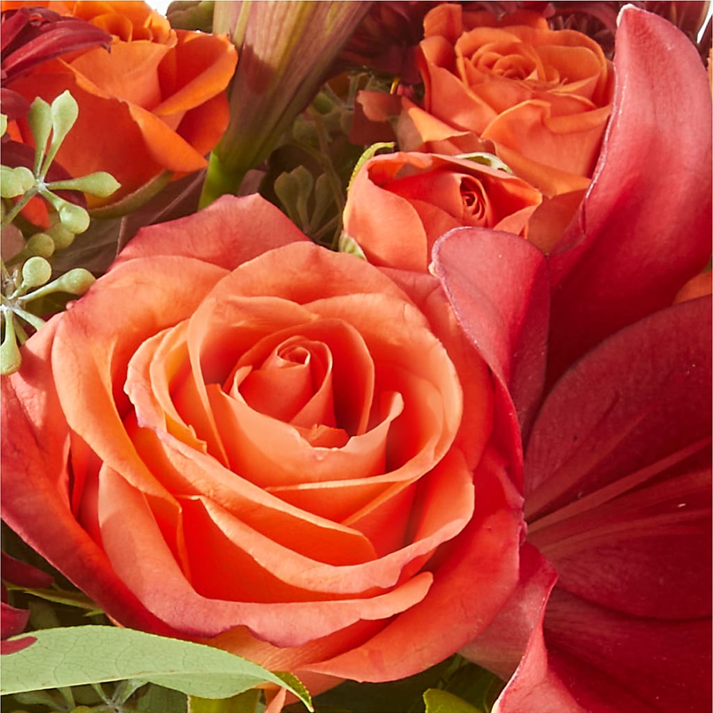 Crimson Leaves Bouquet –  Qfc, Seattle WA