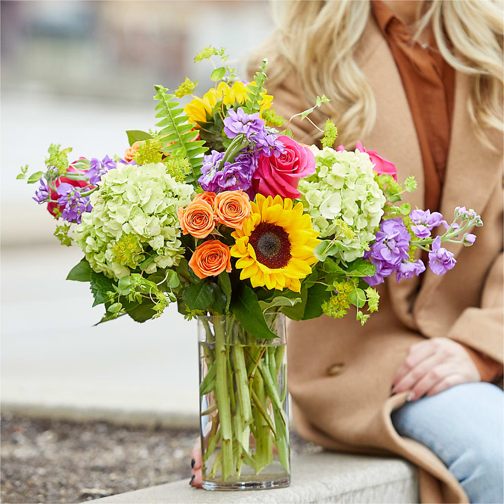 Vibrant Greetings Bouquet –  Qfc, Seattle WA
