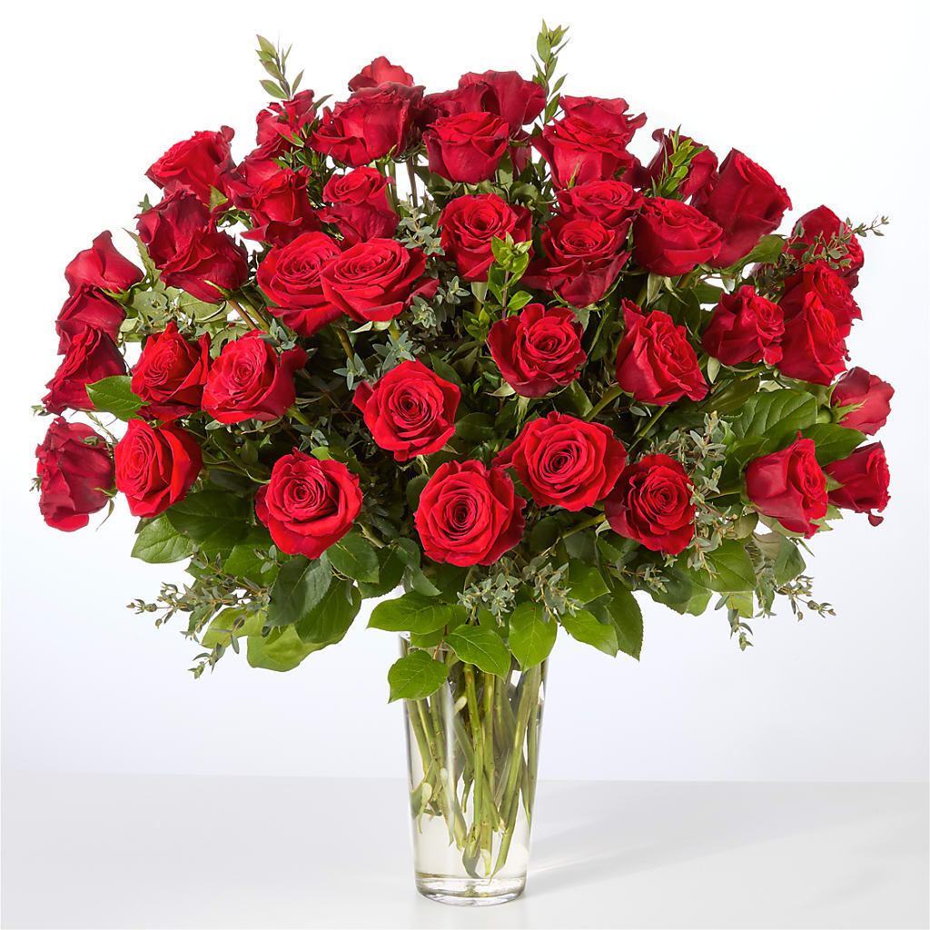 Forever Yours Fifty Stem Red Rose Bouquet –  Qfc, Seattle WA